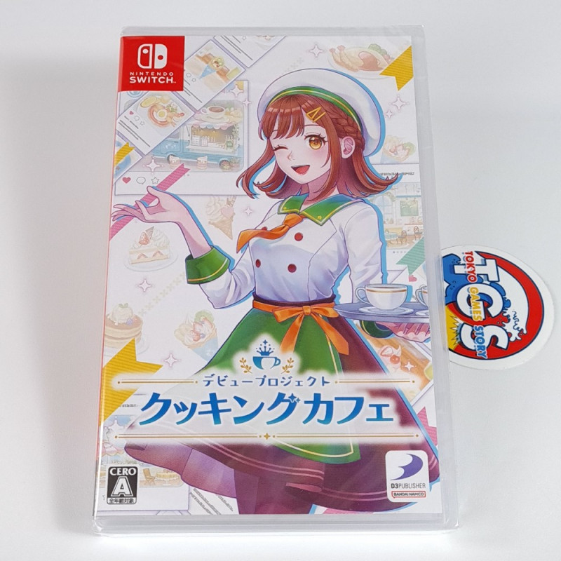 Debut Project Cooking Cafe Nintendo Switch Japan Game in ENGLISH&FRANCAIS New