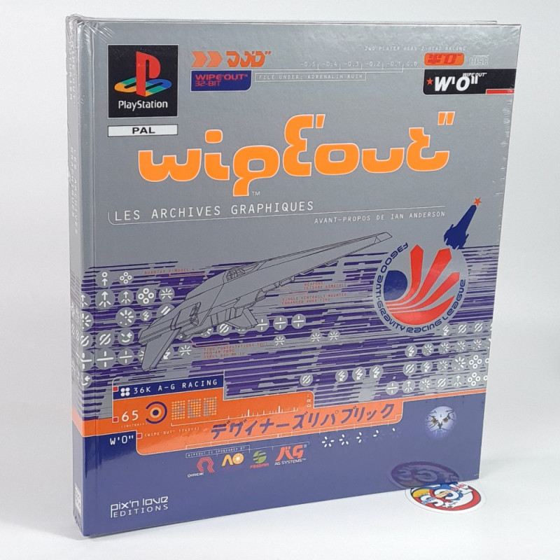 WipEout Futurism - Les archives graphiques Livre / Book (Pix'n Love Games) New