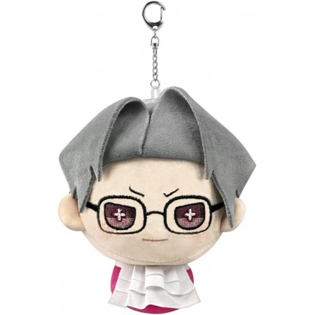 Plush Peluche Fanthful Ace Attorney (Gyakuten) Keychain Mitsurugi Reiji Glasses Japan New