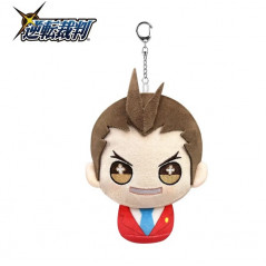 Plush Peluche Fanthful Ace Attorney (Gyakuten) Keychain Odoroki Hosuke Japan New