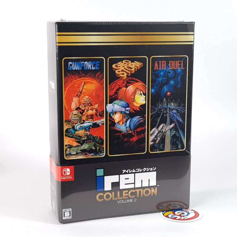 Irem Collection Volume 2 Limited Edition Switch Japan New (Multi-Language/3 Shmup Games/Gunforce/Air Duel/Geo Storm)