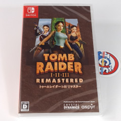 Tomb Raider I-III Remastered Starring Lara Croft Switch Japan Ed.(Multi-Language) New