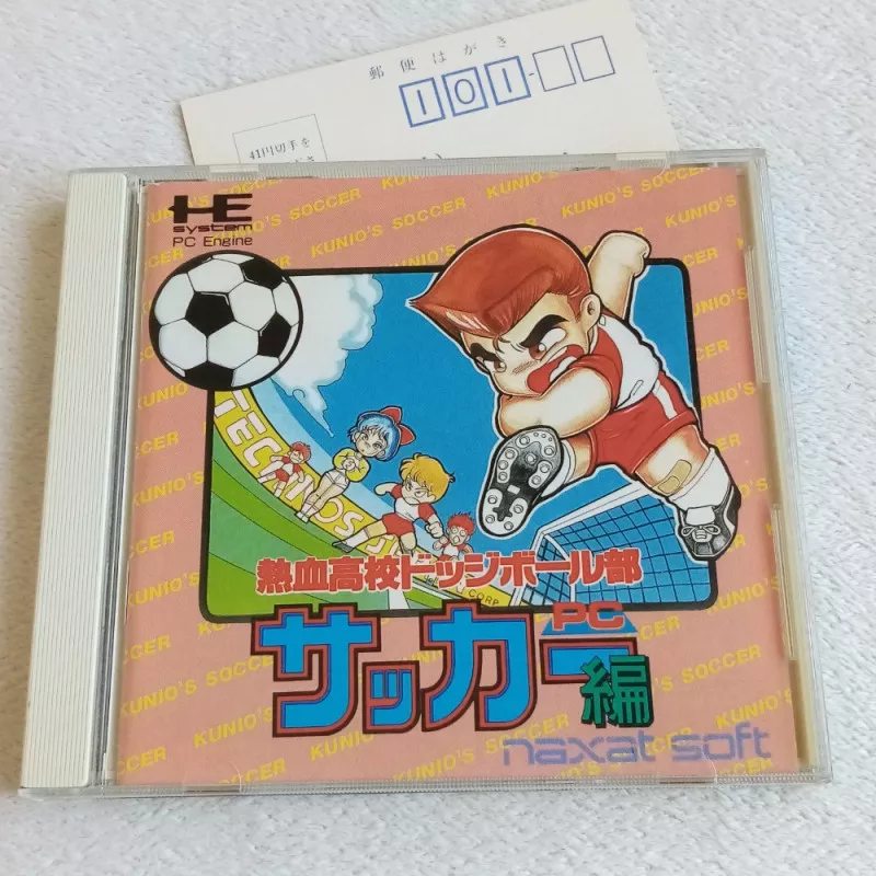 熱血高校pcサッカー編 Nec Pc Engine Hucard Japan Ver Pce Wth Reg Card Naxat