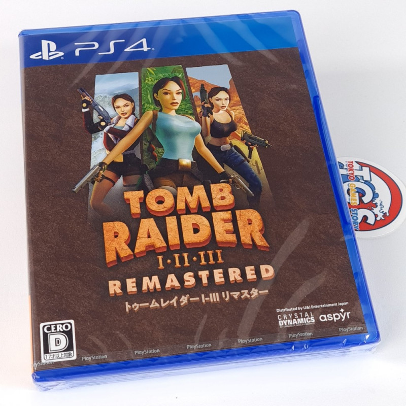 Tomb Raider I-III Remastered Starring Lara Croft PS4 Japan Ed.(Multi-Language) New