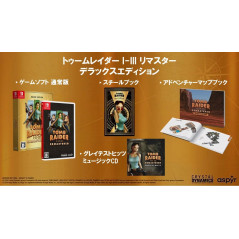 Tomb Raider I-III Remastered Starring Lara Croft Deluxe Edition Switch Japan New (Multi-Language)