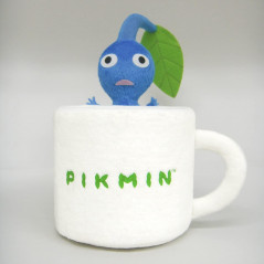 Plush Peluche Pikmin Accessory Case Mug Storage: Blue Pikmin Japan New