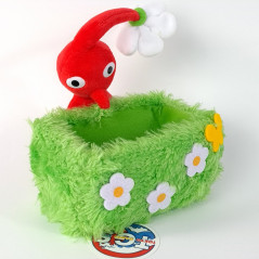 Plush Peluche San-Ei Pikmin Accessory Case Grass Storage Red Pikmin Japan New