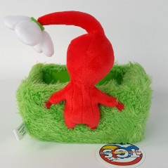 Plush Peluche San-Ei Pikmin Accessory Case Grass Storage Red Pikmin Japan New