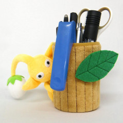 Plush Peluche Pikmin Accessory Case Wood Storage: Yellow Pikmin (13cm) Japan New