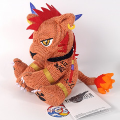 Peluche Final Fantasy VII Remake Knitted Plush Red XIII (25cm) Japan New (Square Enix)