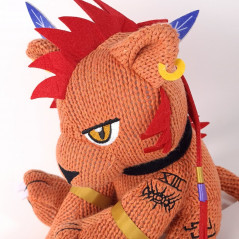 Peluche Final Fantasy VII Remake Knitted Plush Red XIII (25cm) Japan New (Square Enix)