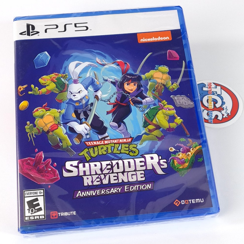 Teenage Mutant Ninja Turtles: Shredder's Revenge Anniversary Edition PS5 USA New TMNT(Multi-Language/Limited Run Games)