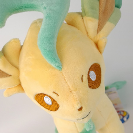 Plush Peluche Pokemon All Star Collection Leafeon Leafy Phyllali (31cm)Japan New