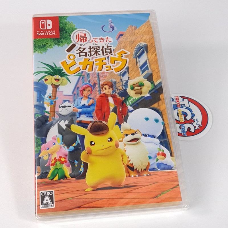 Detective Pikachu Returns Switch Japan Physical Game In MULTILANGUAGE New Adventure