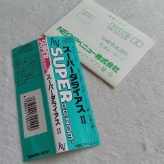 Super Darius II Nec PC Engine Super CD-Rom² Japan Original Ver. PCE Wth Obi&Reg. Shmup Shooting Taito 1993 DV-LN1