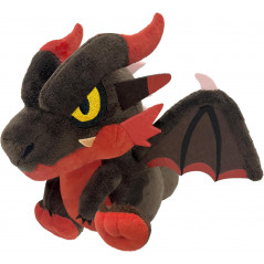 Plush peluche Monster Hunter Deformed Crimson Fatalis Miraboreus Red Brown (26cm) Japan New