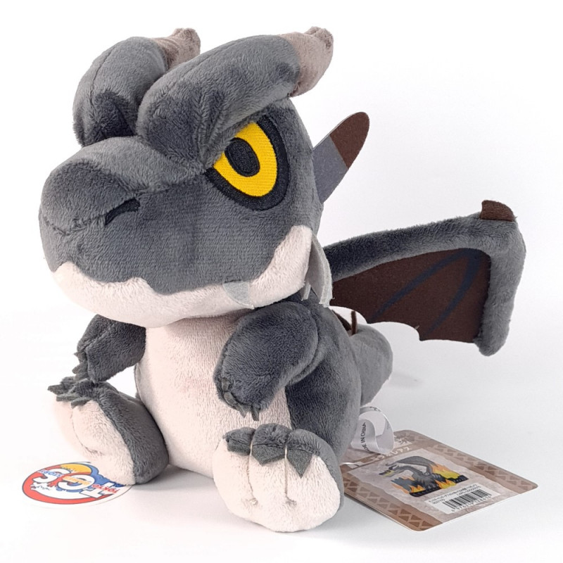 Plush peluche Monster Hunter Deformed Dragon Fatalis Miraboreus Black (23cm) Japan New