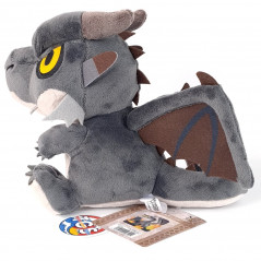 Plush peluche Monster Hunter Deformed Dragon Fatalis Miraboreus Black (23cm) Japan New