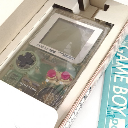 Console Game Boy Pocket Skeleton Model-F Famitsu Japan Limited Edition (Mint)