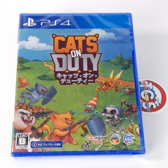 Cats on Duty +Bonus PS4 Japan Game in Multi-Language (Real Time Strategy) New