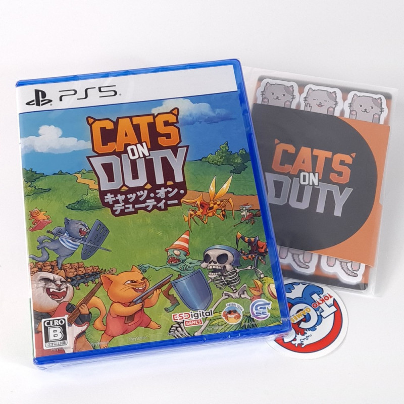 Cats on Duty +Bonus PS5 Japan Game in Multi-Language (Real Time Strategy) New