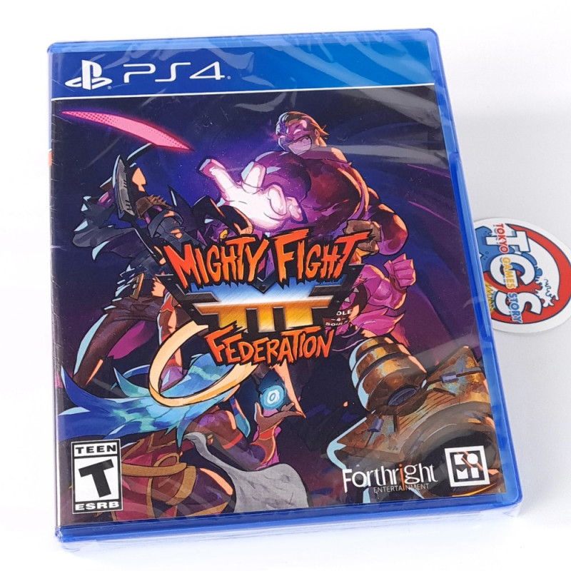 Mighty Fight Federation PS4 / PS5 US New (Limited Run Games LRG507/Fighting)