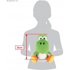 Plush peluche San-Ei Boueki Official Super Mario All Star Collection Yoshi (26cm) Japan New