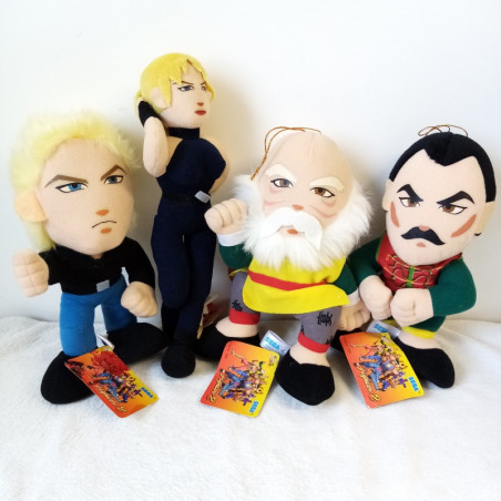 4 Peluches Plush Retro 1994 Virtua Fighter 2 Set Sega Japan Official Goods