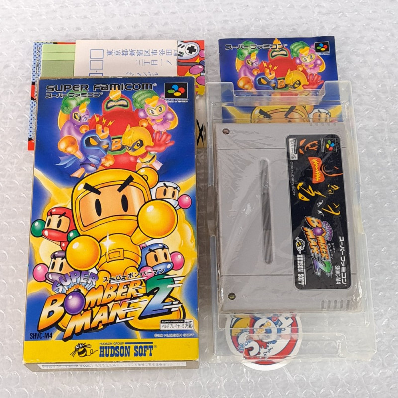 Super Bomberman 2 +Reg.Card Super Famicom (Nintendo SFC) Japan Game (Bomber Man)