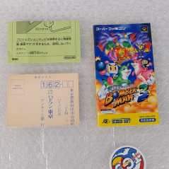 Super Bomberman 3 +Reg.Card Super Famicom (Nintendo SFC) Japan Game Bomber Man (Hudson Soft 1995 SHVC-P-AS6J)