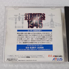 Strikers 1945 Wth Spin.Card Sega Saturn Japan Game (Shmup/Shooting/Psikyo Atlus 1996)