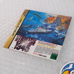 Strikers 1945 Wth Spin.Card Sega Saturn Japan Game (Shmup/Shooting/Psikyo Atlus 1996)