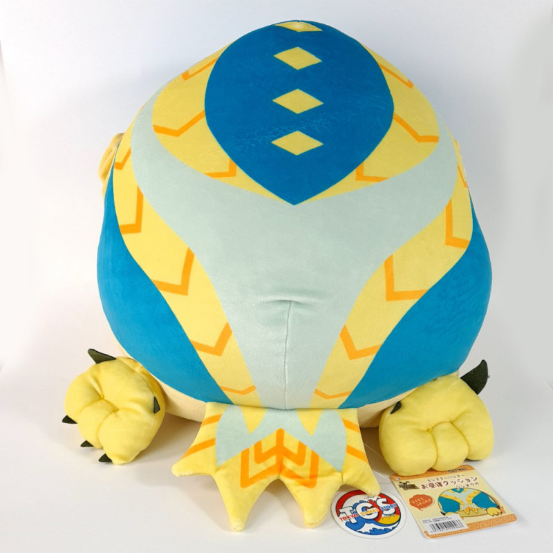 Plush peluche Capcom Monster Hunter Ohirune Cushion Zinogre Jinooga (32cm) Japan New