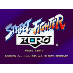 Street Fighter Zero (Alpha) Sega Saturn Japan Ver. fighting Capcom 1996