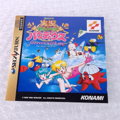 Jikkyou Oshaberi Parodius forever with me Sega Saturn Japan Game (+Reg.Card)