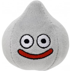 Plush peluche Square Enix Dragon Quest Smile Slime Gyutto Nigirou Metal Slime (6cm) Japan New