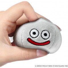 Plush peluche Square Enix Dragon Quest Smile Slime Gyutto Nigirou Metal Slime (6cm) Japan New