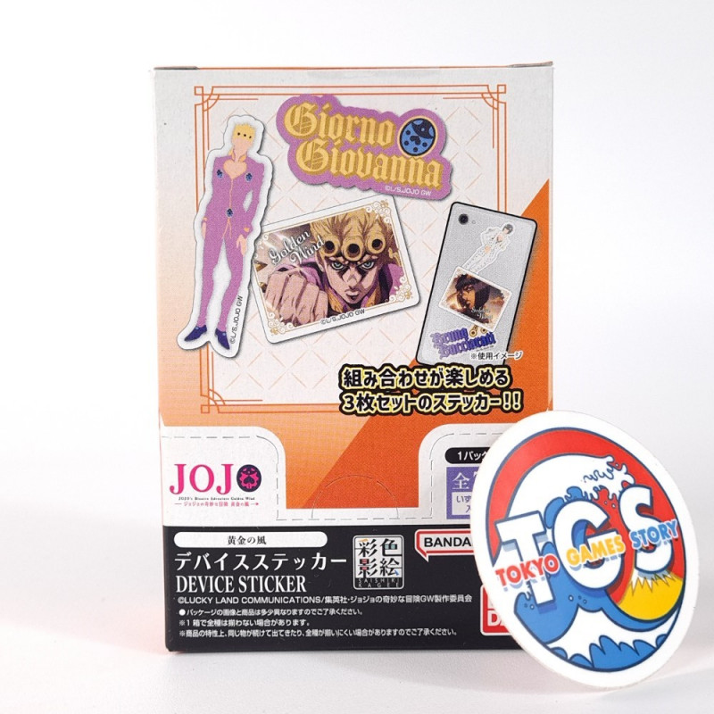 JoJo's Bizarre Adventure Golden Device Stickers (Full Set Box) New Japon