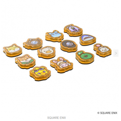 Final Fantasy XIV Rakugaki Minions Acrylic Magnet Vol 2 (Full Set of 12 Pieces) New Japon