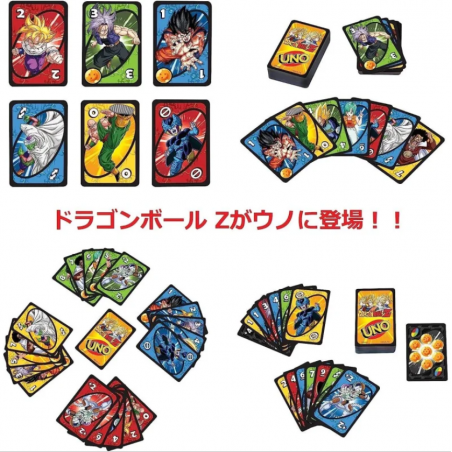 UNO Dragon Ball Z (Card Game , Jeu de Cartes) Japan New (Dragonball / DBZ)