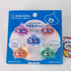 Dragon Quest Smile Slime Clear Magnet (Set of 5 Pieces) Square Enix Japan New