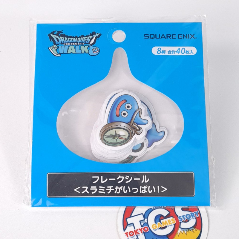 Dragon Quest Walk Flake Sticker Slamichi Ga Ippai! Square Enix Japan New