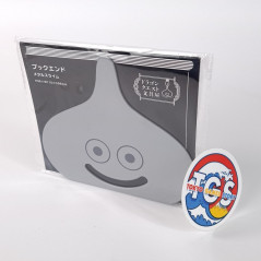 Dragon Quest Smile Slime Metal Bookends BookStand (Gray) Japan New