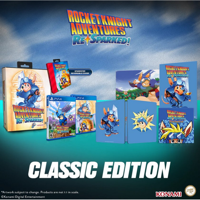 Rocket Knight Adventures: Re-Sparked Classic Edition PS4 Limited Run NEW (Multi-Languages)