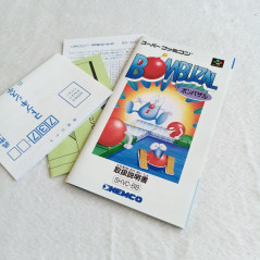 Bombuzal Super Famicom (Nintendo SFC) Japan Ver. Wth Reg.Card Kemco 3D Action Puzzle 1990 SHVC-BB