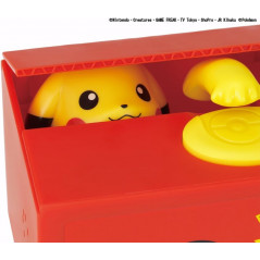 Pokémon Pocket monster Pikachu Moving Red Piggy Bank Sound Coin Box Japan New