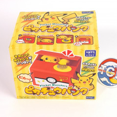 Pokémon Pocket monster Pikachu Moving Red Piggy Bank Sound Coin Box Japan New