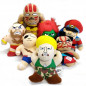 7 Peluches Funny Plush Retro 1990s Street Fighter II Set Capcom Japan Official Goods