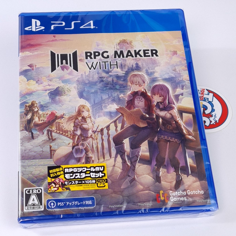 RPG Maker WITH PS4 Japan Edition NEW