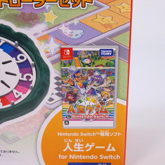 Game of Life (Jinsei) + Spin Roulette Controller Set For Nintendo Switch NEW